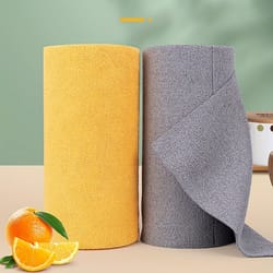 tearaway microfiber cleaning towel roll reusable disposable kitchen cloths