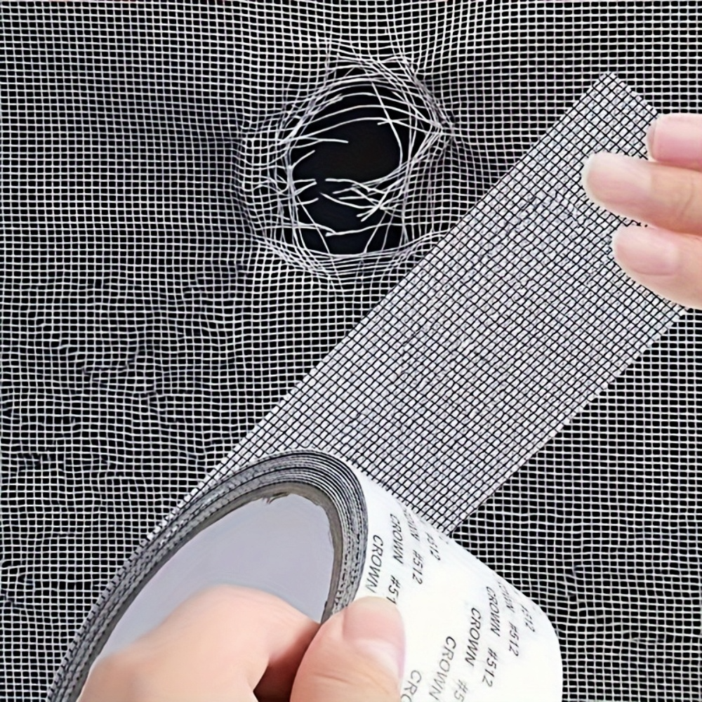 Self Adhesive Window Screen Repair Tape For Quick Fix Mosquito Net Holes And Tears 0