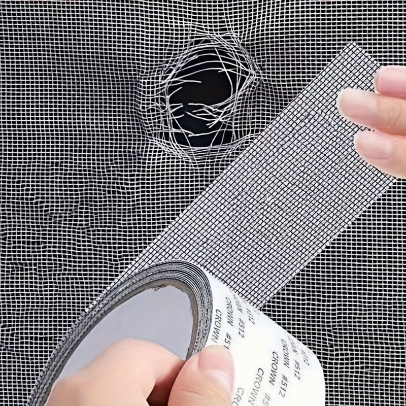 Self Adhesive Window Screen Repair Tape For Quick Fix Mosquito Net Holes And Tears 0