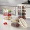 Stackable Multi Layer Food Storage Box Fridge Organizer Lunch Container 0