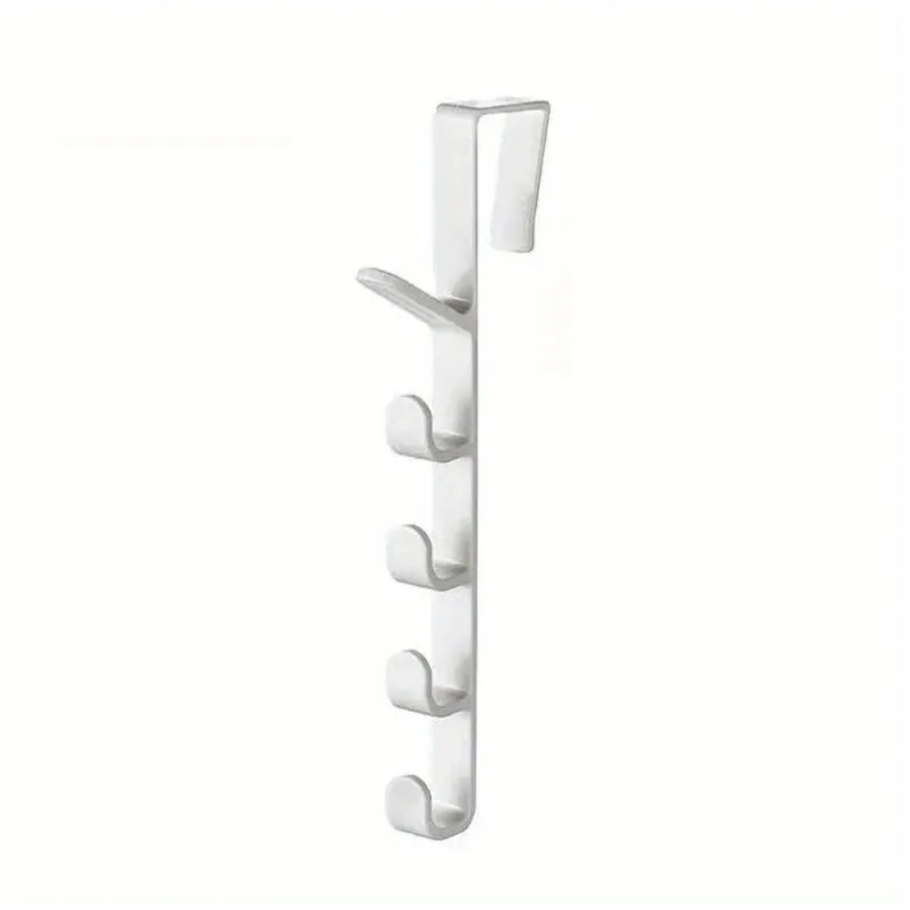 Over The Door Hanger Storage Rack Clothes Organizer With Hooks For Bags And Accessories 5