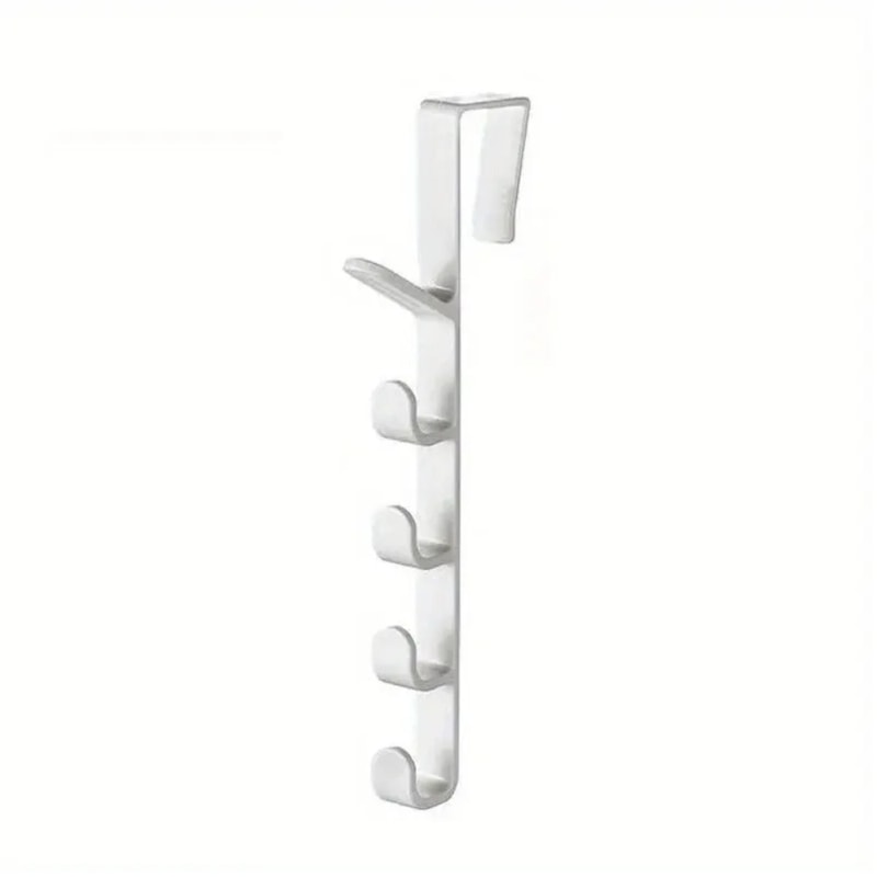 Over The Door Hanger Storage Rack Clothes Organizer With Hooks For Bags And Accessories 5