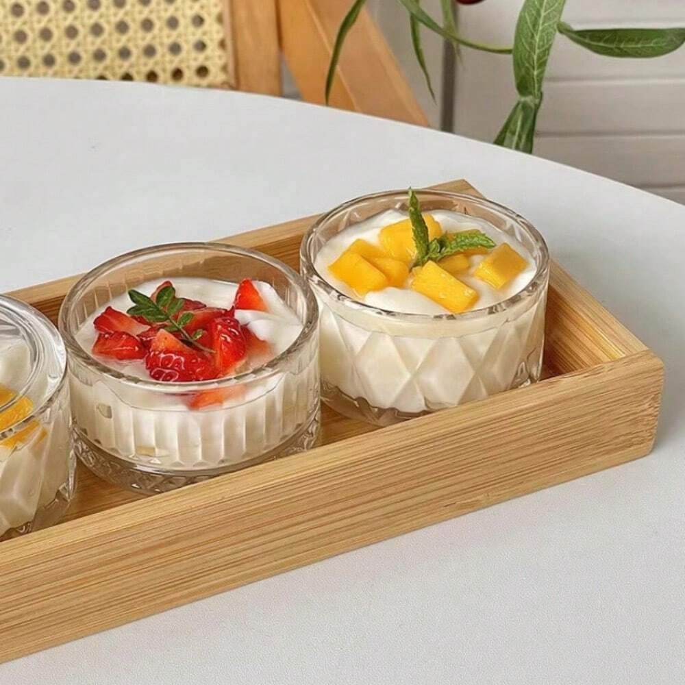 Elegant Glass Dessert Cups With Lids Premium Ice Cream Serving Bowls For Pudding Yogurt 2