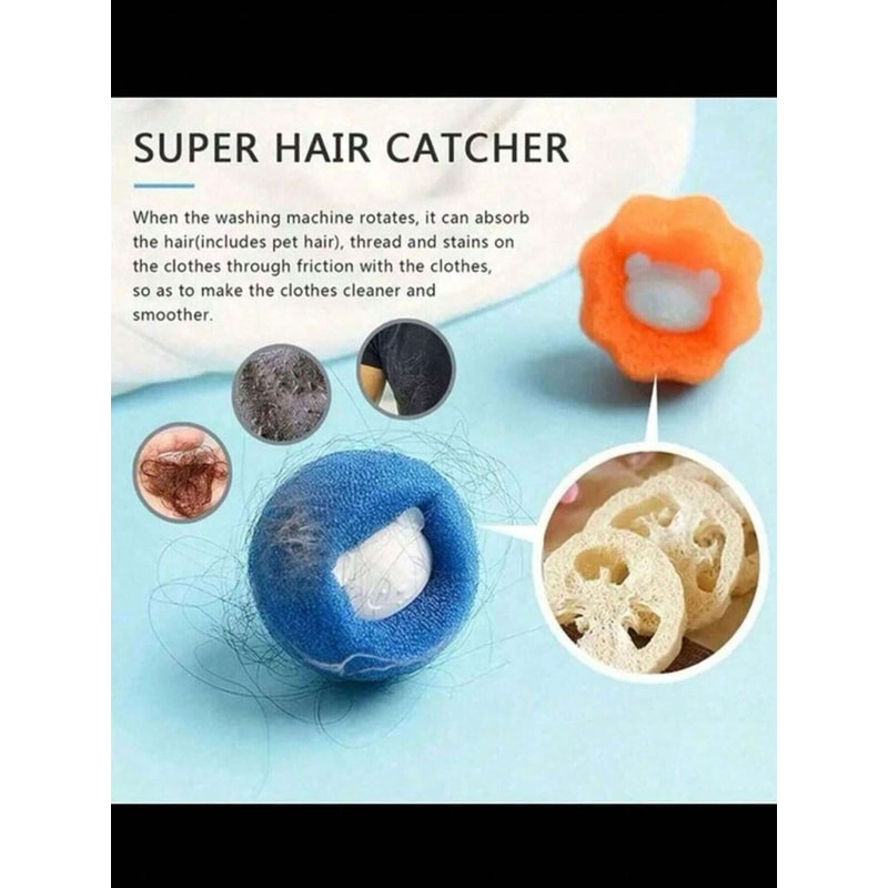 Pet Hair Remover Laundry Dryer Balls Reusable Lint Catcher For Washing Machine 4