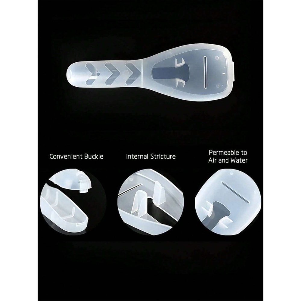 Portable Travel Razor Case Durable Razor Holder Compact Shaving Storage Box 3