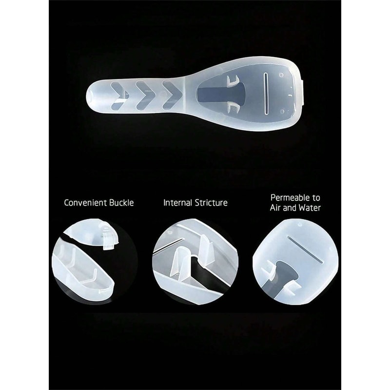 Portable Travel Razor Case Durable Razor Holder Compact Shaving Storage Box 3
