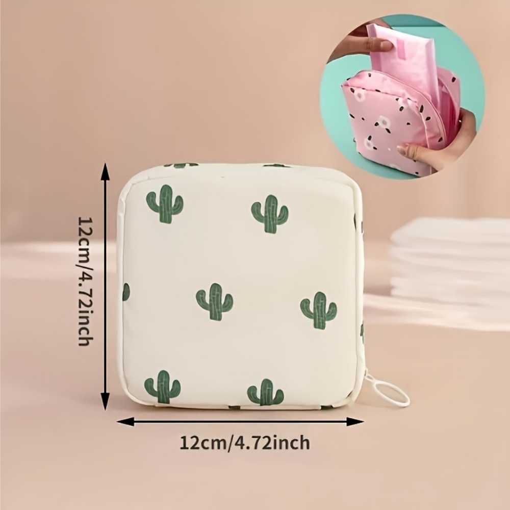 Insulated Menstrual Pad Organizer Travel Pouch With Large Capacity And Discreet Design 5