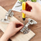 Soft Close Concealed Cabinet Hinges Stainless Steel Hydraulic Door Hinges Pack