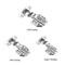 Soft Close Concealed Cabinet Hinges Stainless Steel Hydraulic Door Hinges Pack