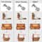 Soft Close Concealed Cabinet Hinges Stainless Steel Hydraulic Door Hinges Pack