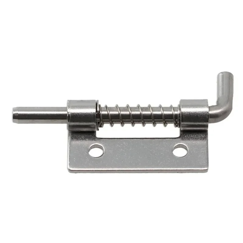 Heavy Duty Spring Loaded Door Bolt Latch Pins Stainless Steel Security Lock Set for Cabinets & Windows