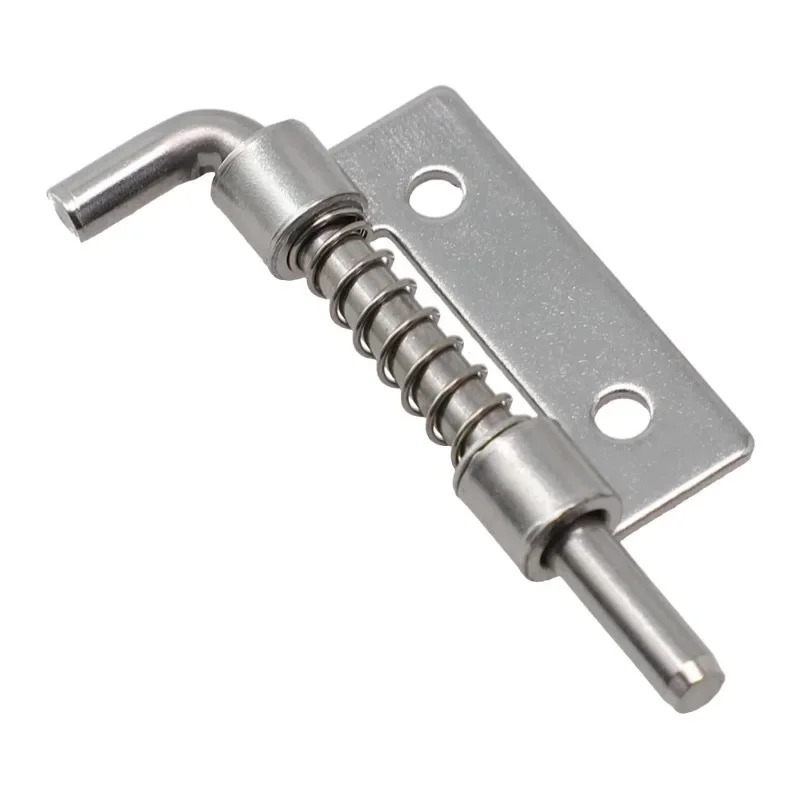 Heavy Duty Spring Loaded Door Bolt Latch Pins Stainless Steel Security Lock Set for Cabinets & Windows
