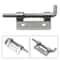 Heavy Duty Spring Loaded Door Bolt Latch Pins Stainless Steel Security Lock Set for Cabinets & Windows