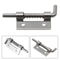 Heavy Duty Spring Loaded Door Bolt Latch Pins Stainless Steel Security Lock Set for Cabinets & Windows