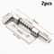 Heavy Duty Spring Loaded Door Bolt Latch Pins Stainless Steel Security Lock Set for Cabinets & Windows