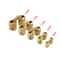 Invisible Brass Barrel Hinges for Cabinets Concealed Door Pivot Hardware Set