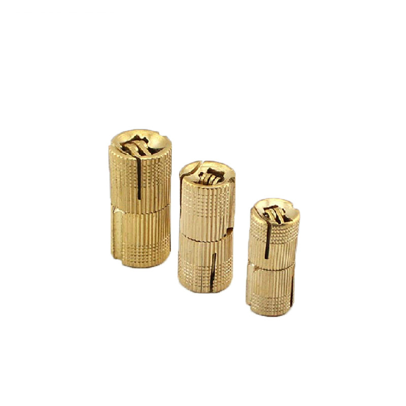 Invisible Brass Barrel Hinges for Cabinets Concealed Door Pivot Hardware Set