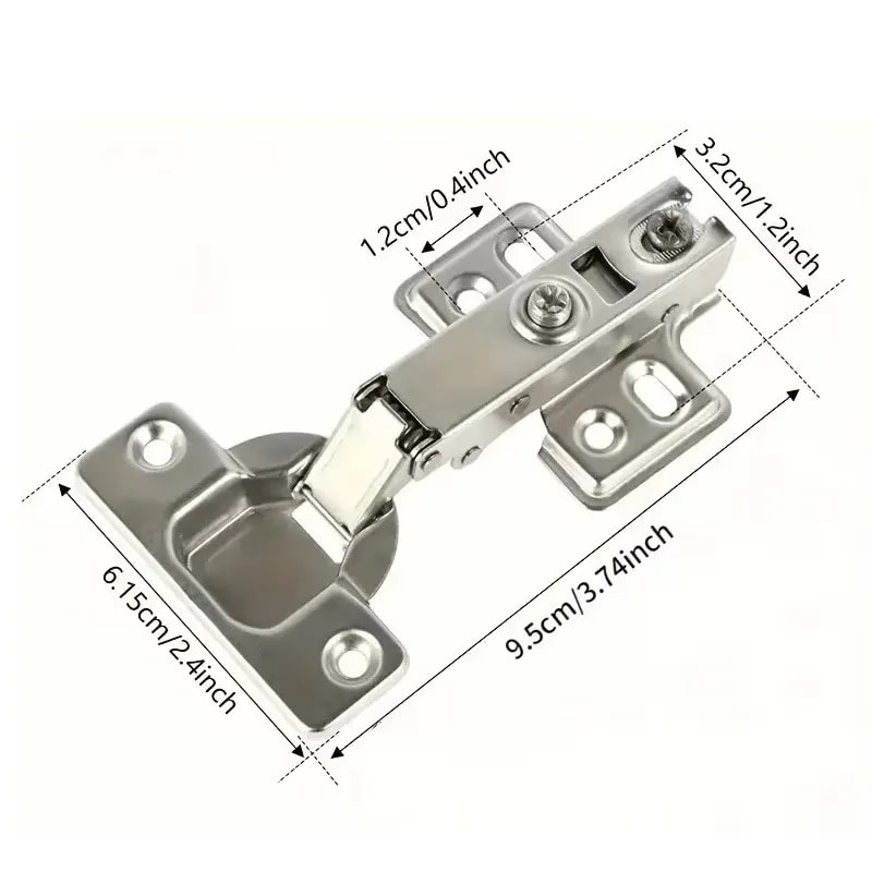 Soft Close Cabinet Hinges Damper Buffer for Quiet Kitchen Cupboard Doors