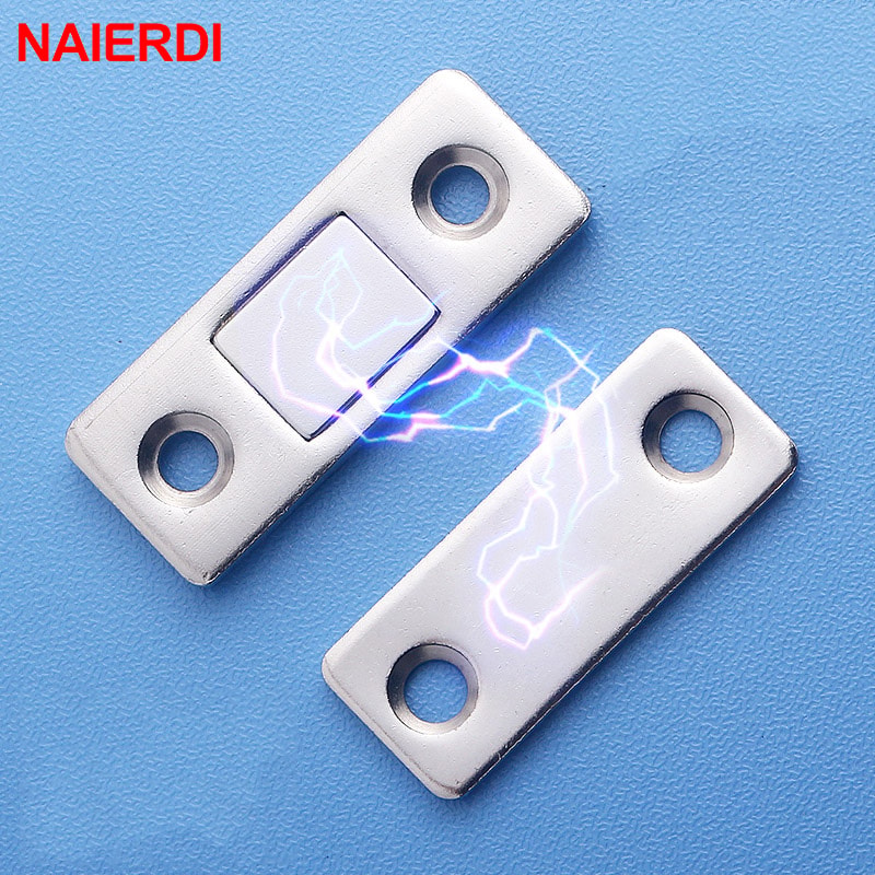 Magnetic Cabinet Door Catch Set Hidden Door Closer For Closets And Furniture 0