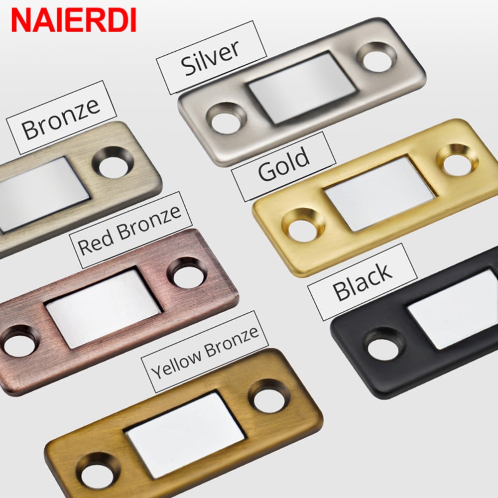 Magnetic Cabinet Door Catch Set Hidden Door Closer For Closets And Furniture 4