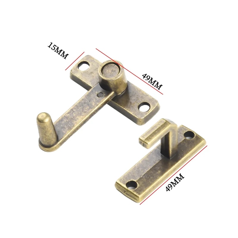 Bronze Sliding Door Lock Handle Secure Window Latch Bolt for Home Safety
