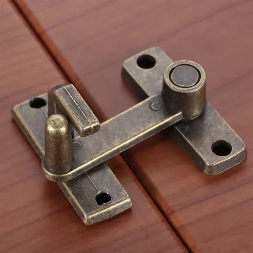Bronze Sliding Door Lock Handle Secure Window Latch Bolt for Home Safety