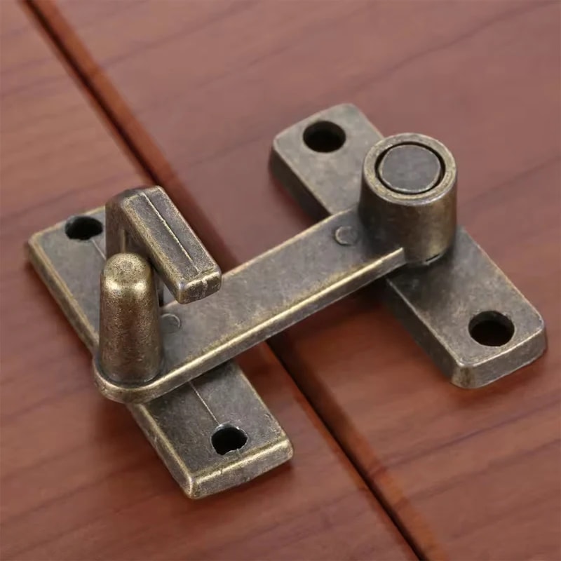 Bronze Sliding Door Lock Handle Secure Window Latch Bolt for Home Safety