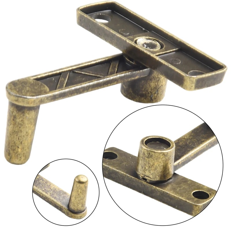 Bronze Sliding Door Lock Handle Secure Window Latch Bolt for Home Safety