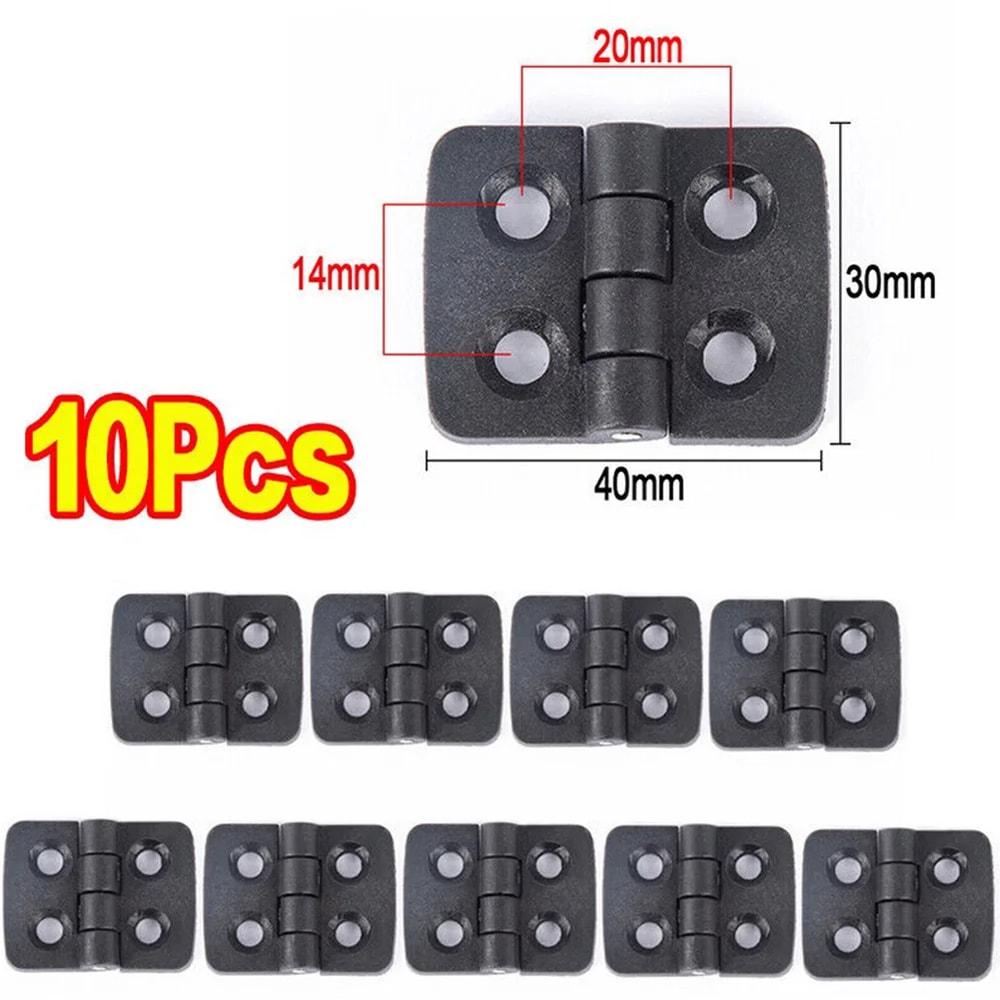 Heavy Duty Nylon Cabinet Hinges Set For Electrical Boxes Windows Industrial Enclosures 1