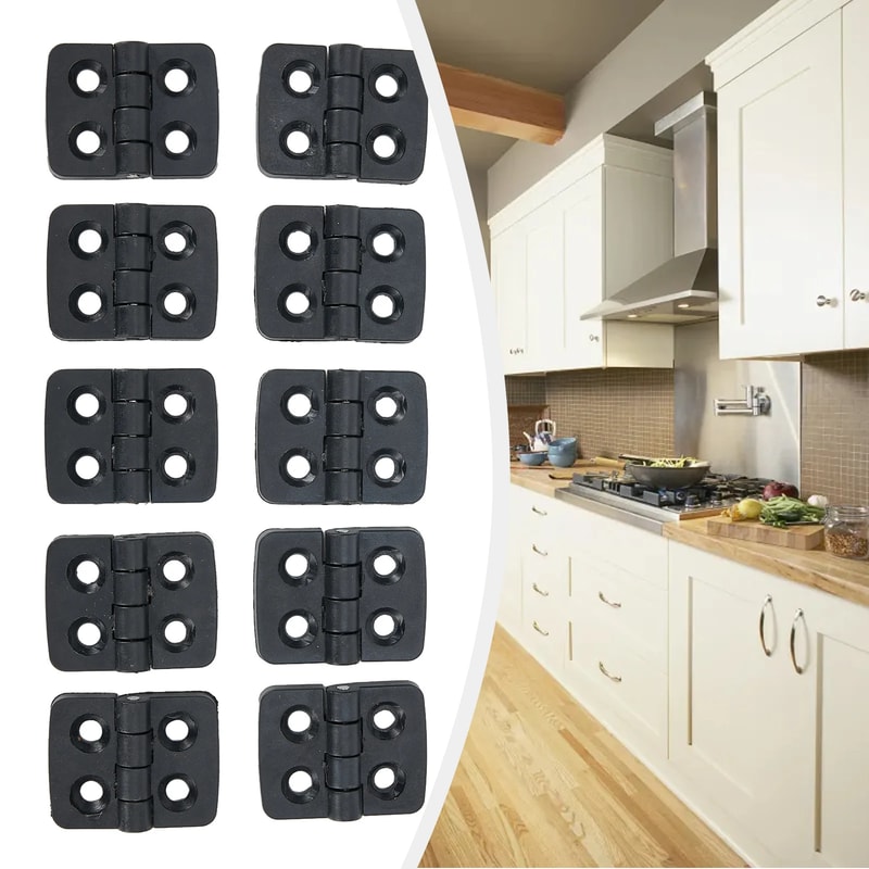 Heavy Duty Nylon Cabinet Hinges Set For Electrical Boxes Windows Industrial Enclosures 4
