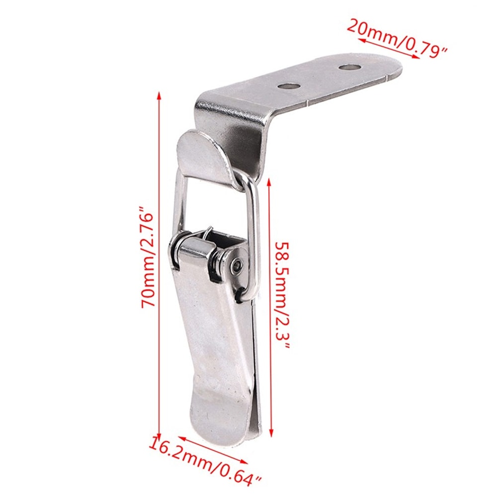 Stainless Steel Toggle Latch Lock Heavy Duty Toolbox Catch Clasp 6