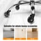 Silent Glide Office Chair Wheels Set Smooth Rolling Replacement Casters Swivel Heavy Duty 3