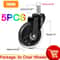 Silent Glide Office Chair Wheels Set Smooth Rolling Replacement Casters Swivel Heavy Duty 7