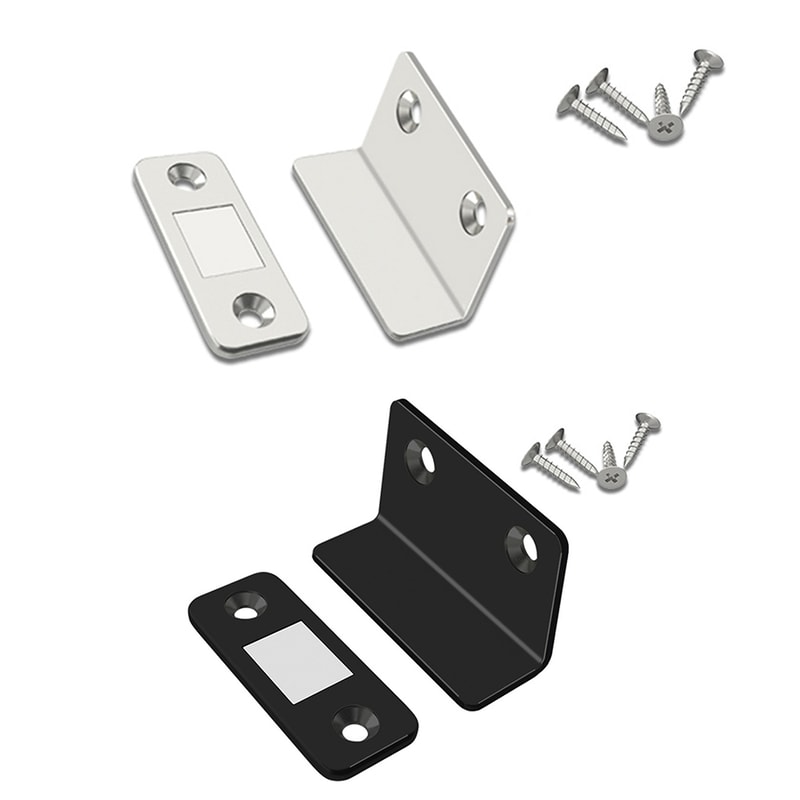 Ultra Thin Magnetic Door Catch Hidden Cabinet Latch Stopper For Secure Quiet Closure 0