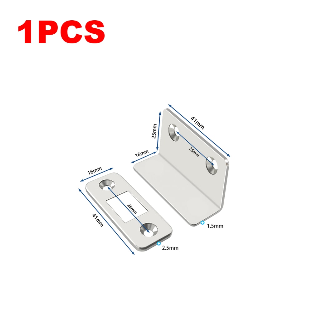 Ultra Thin Magnetic Door Catch Hidden Cabinet Latch Stopper For Secure Quiet Closure 6