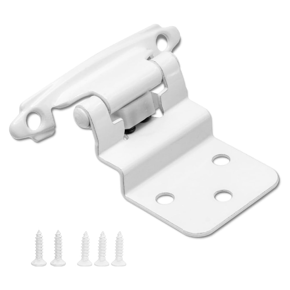 Cabinet Hinges White Hidden Door Hinges for Kitchen Cabinets