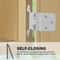 Cabinet Hinges White Hidden Door Hinges for Kitchen Cabinets