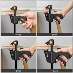 quick release woodworking clamp set strong ratchet bar clamp for diy carpentry