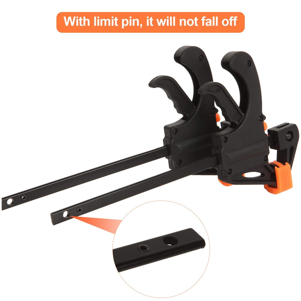Quick Release Woodworking Clamp Set Strong Ratchet Bar Clamp For DIY Carpentry 3
