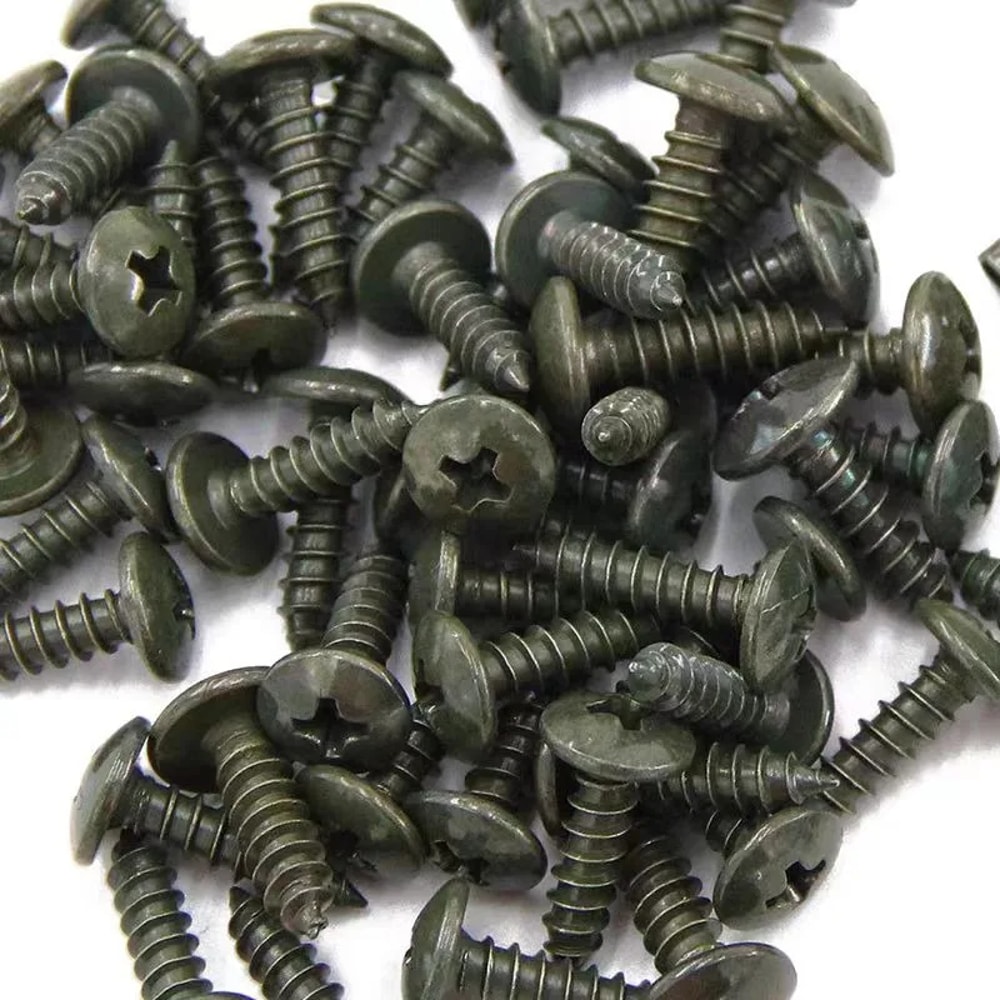 Universal Car Body Fastener Kit Anti Rust Car Screw Clips U Type Metal Bumper Retainer Set 0