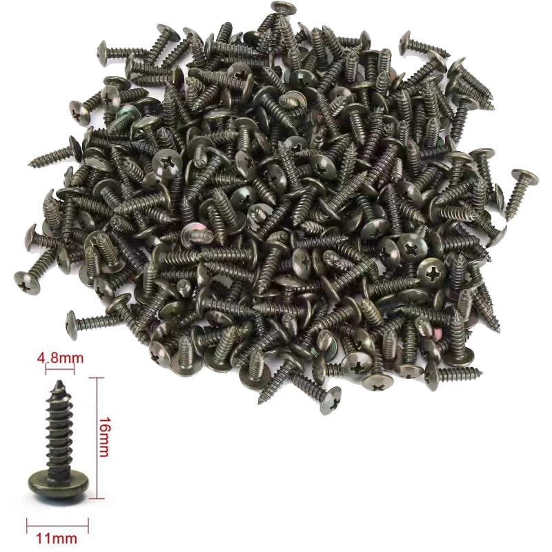 Universal Car Body Fastener Kit Anti Rust Car Screw Clips U Type Metal Bumper Retainer Set 7