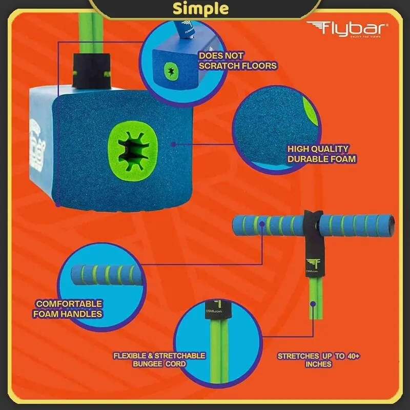 Foam Pogo Jumper For Kids With Squeaky Sound Safe Indoor Outdoor Toddler Pogo Stick 2