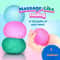 Transparent Ice Ball Stress Relief Squishy Toy Slow Rising Sensory Fidget