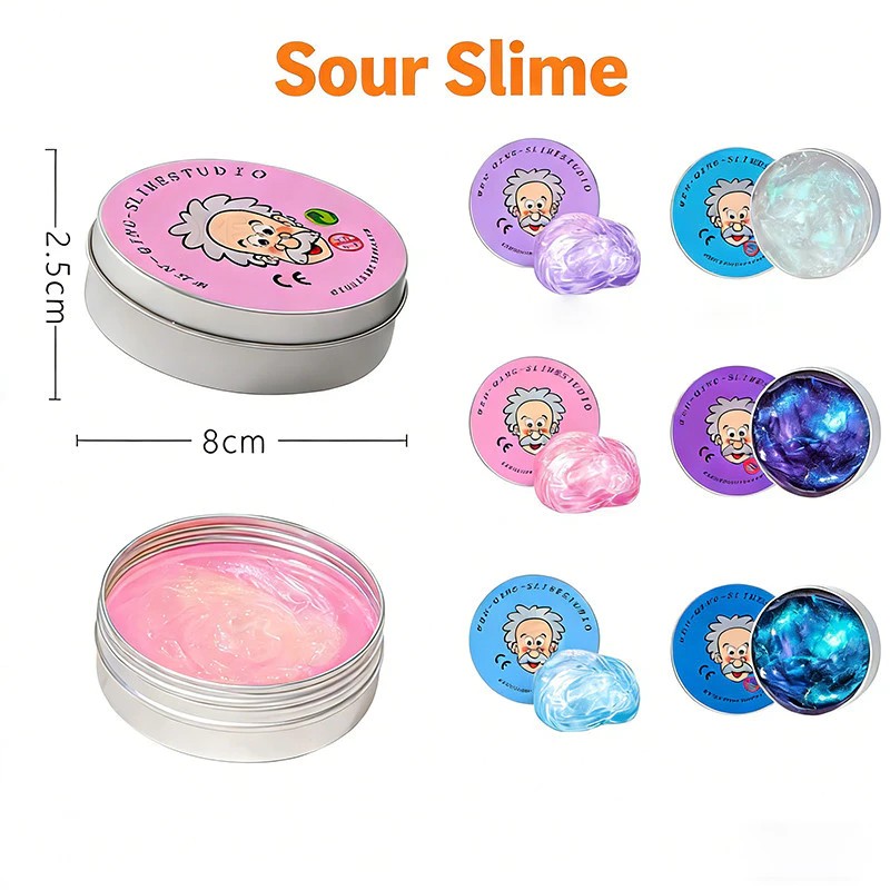 Crystal Bounce Sensory Putty Slime Kit For Kids And Adults Stress Relief DIY Play 5