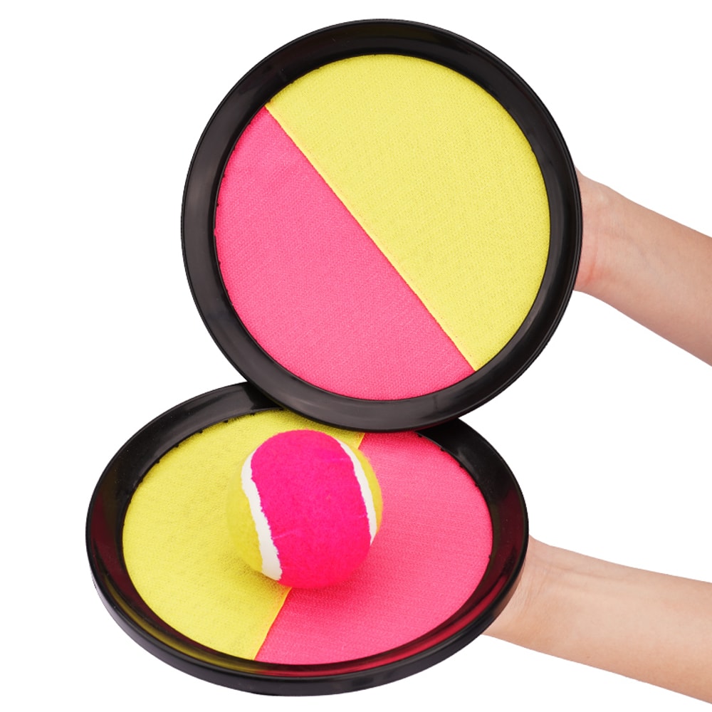Kids Sticky Catch Ball Set Outdoor Toss Game With Suction Paddles 3