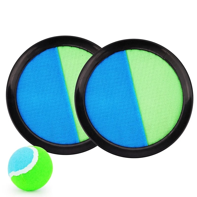 Kids Sticky Catch Ball Set Outdoor Toss Game With Suction Paddles 6