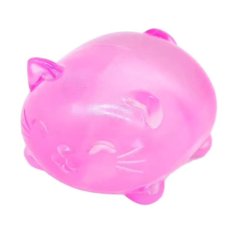 Mini Cute Cat Stress Relief Toy Soft Squishy Fidget For Anxiety And Desk Relaxation 4
