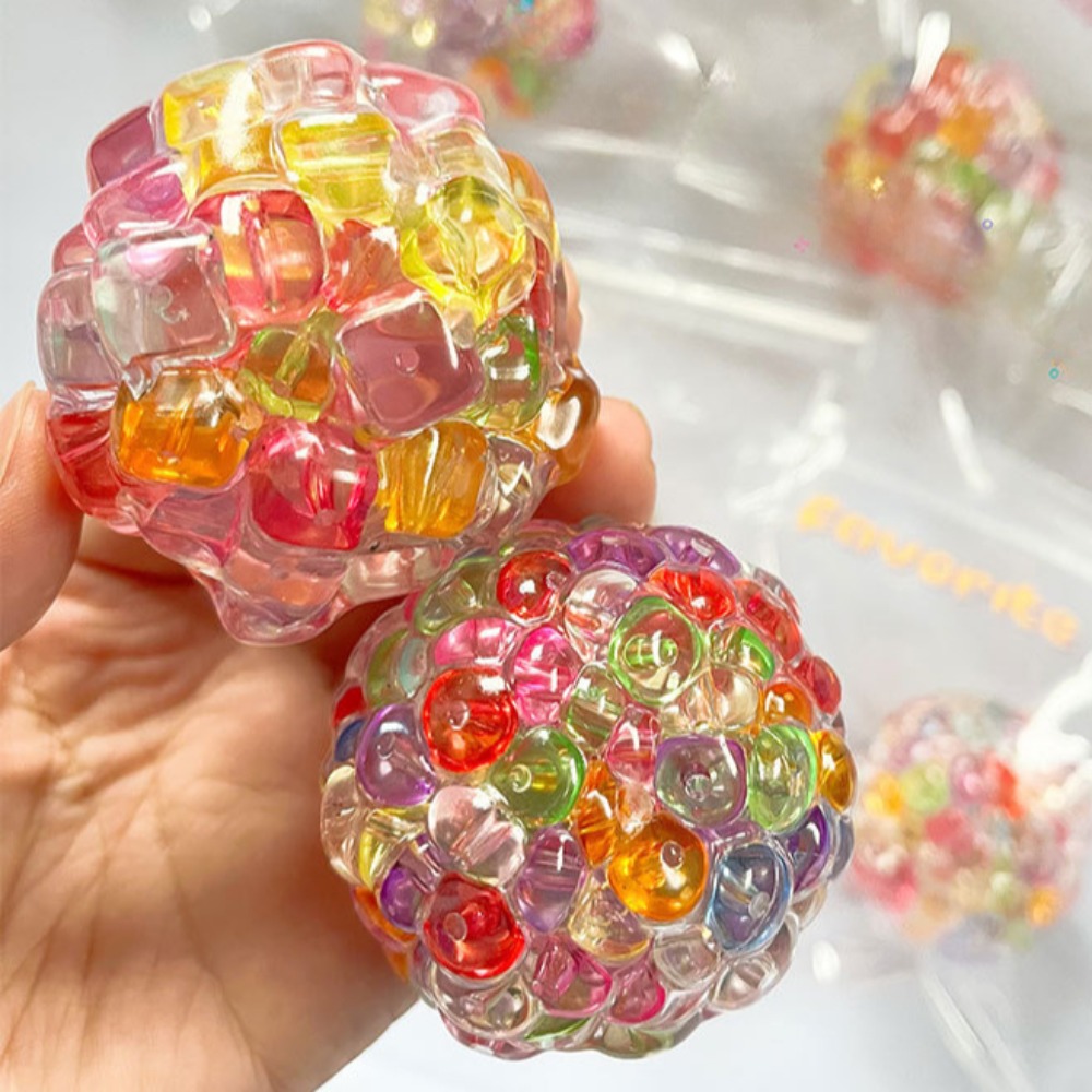 Ice Bead Stress Relief Squishy Ball Soft Sensory Fidget Toy For Anxiety Relaxation 0