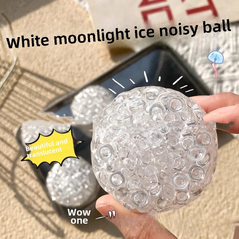 Ice Bead Stress Relief Squishy Ball Soft Sensory Fidget Toy For Anxiety Relaxation 3