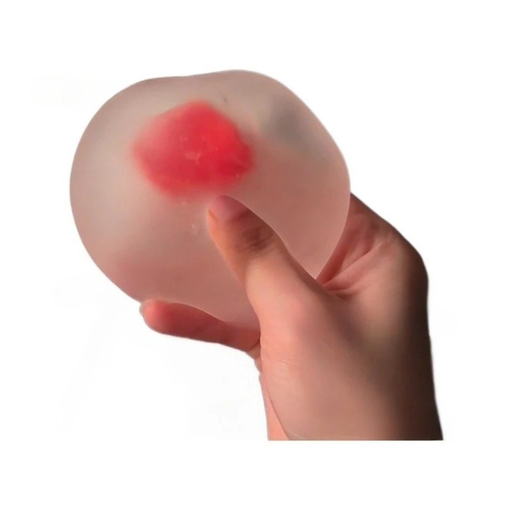 Strawberry Mochi Squishy Stress Relief Toy Soft Squeeze Anxiety Fidget Toy